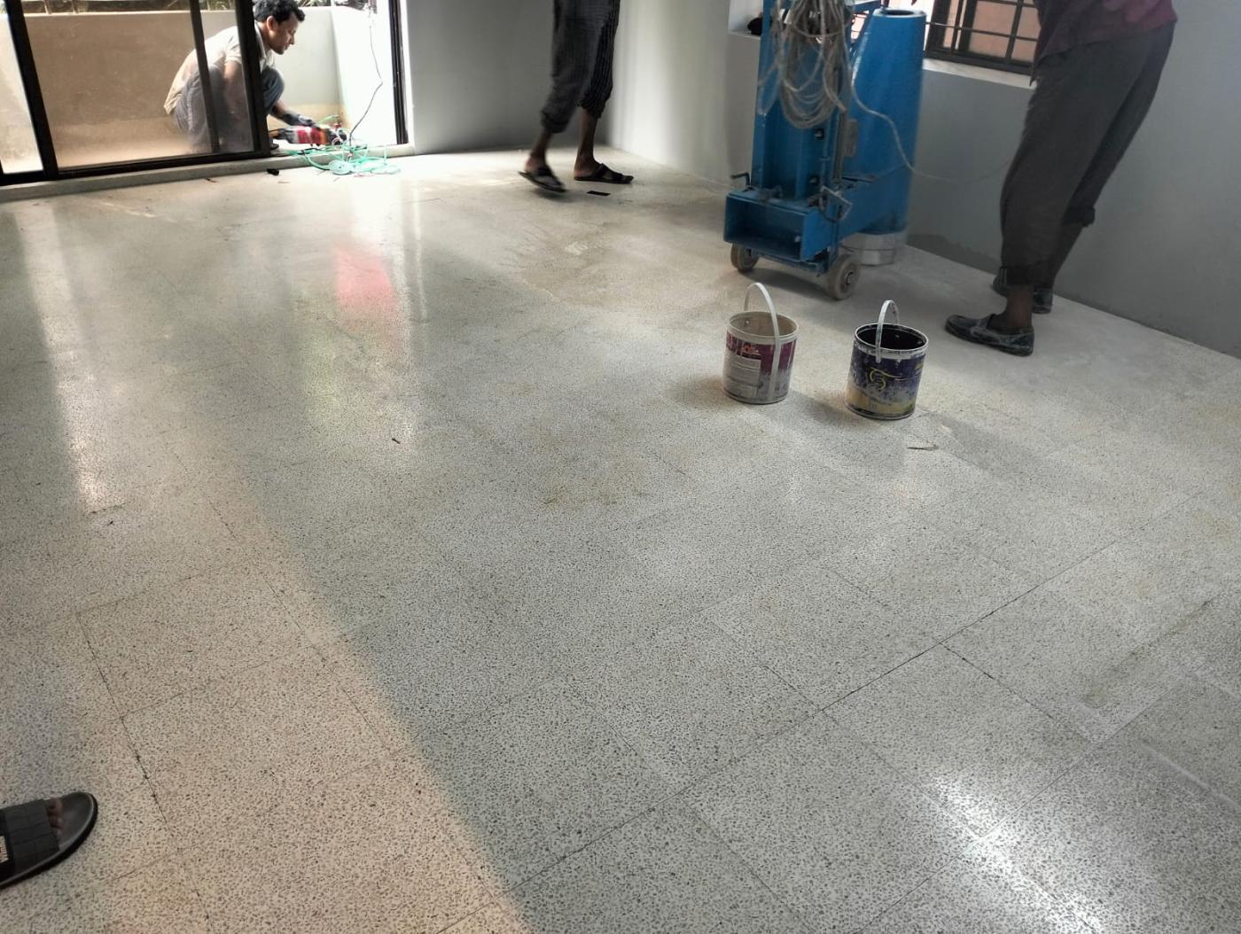 Professional Mosaic Floor Cutting & Polishing Service in Dhaka