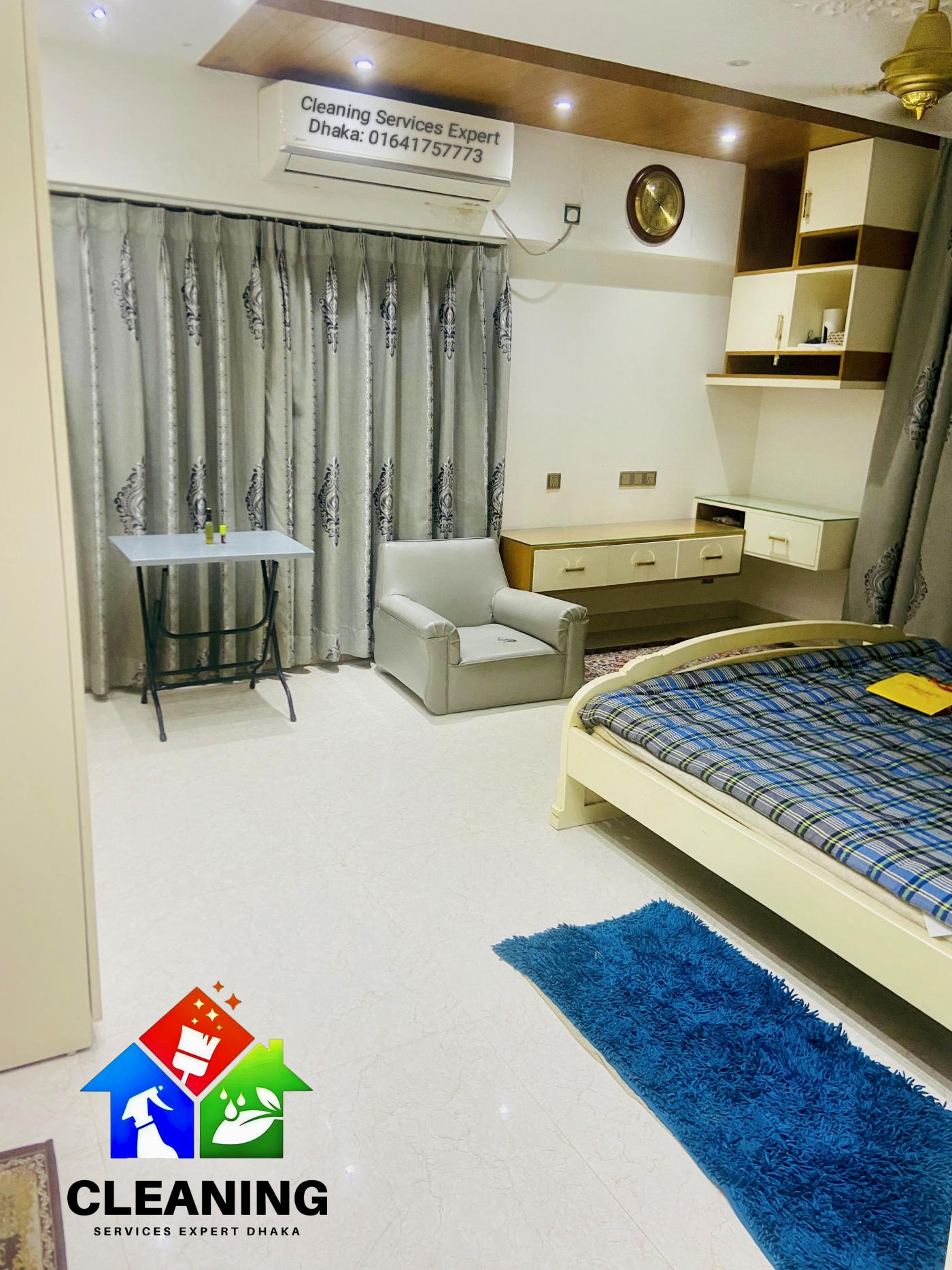 We offer professional flat deep cleaning services in Dhaka. Call 01641757773